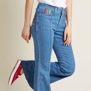 Wrangler modcloth high waisted jeans size 12